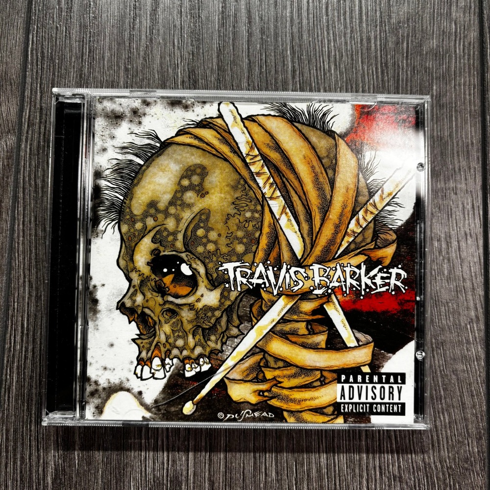 Travis Barker Give The Drummer Some CD 2011 Interscope Pushead Art B001539402